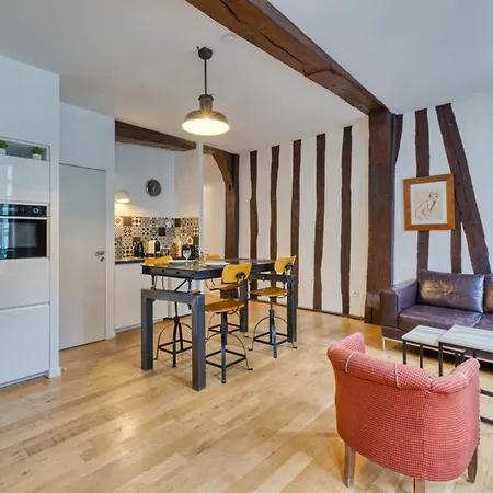 Le Charmant F2 Rue Du Gros Horloge A Rouen! Extérieur photo