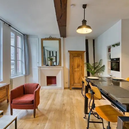 Le Charmant F2 Rue Du Gros Horloge A Rouen! Extérieur photo